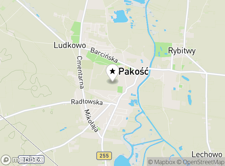 Hulajnogi elektryczne Pakość mapa