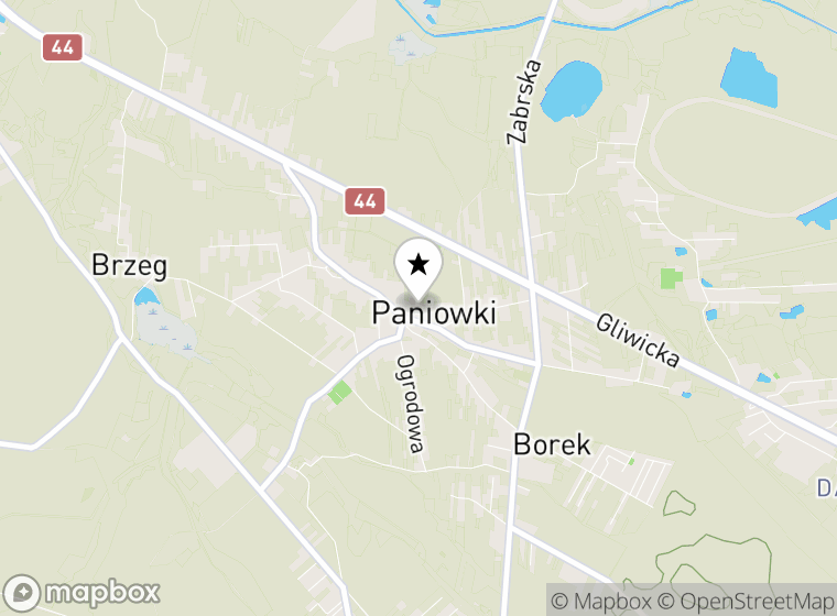 Hulajnogi elektryczne Paniówki mapa