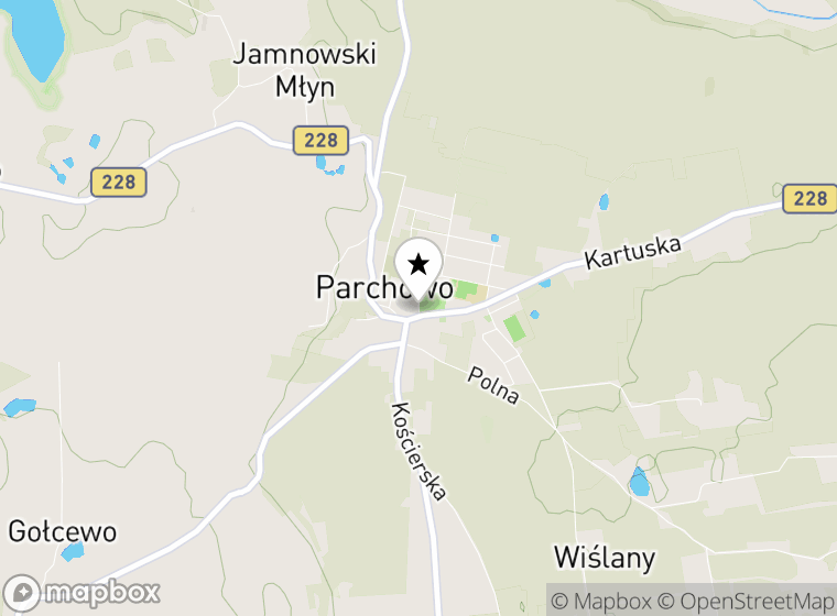 Hulajnogi elektryczne Parchowo mapa