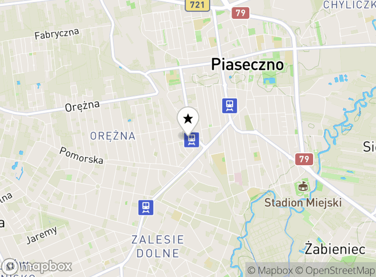 Hulajnogi elektryczne Piaseczno mapa