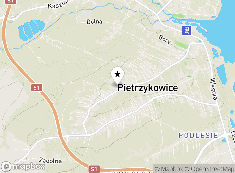 Hulajnogi elektryczne Pietrzykowice mapa