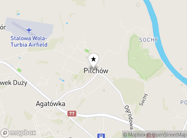 Hulajnogi elektryczne Pilchów mapa