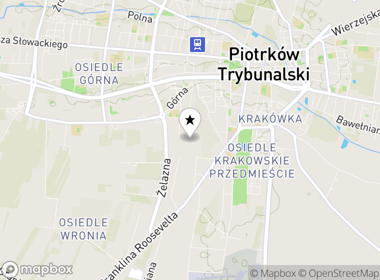 Hulajnogi elektryczne Piotrków Trybunalski mapa