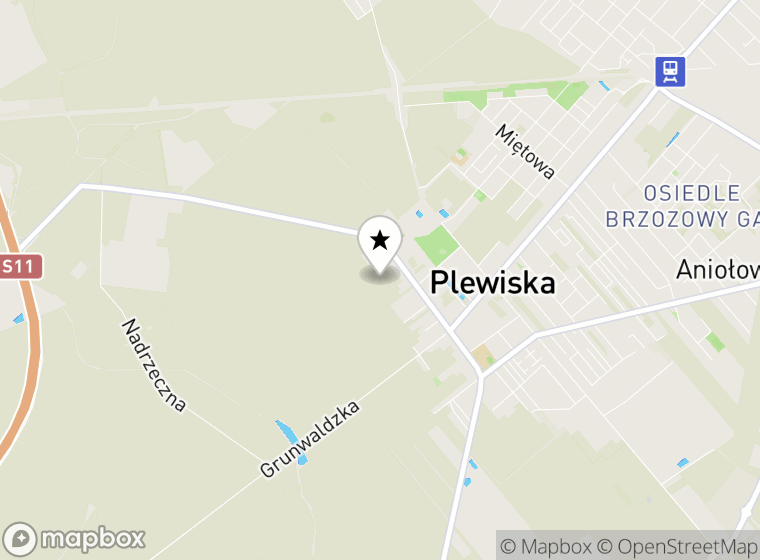 Hulajnogi elektryczne Plewiska mapa