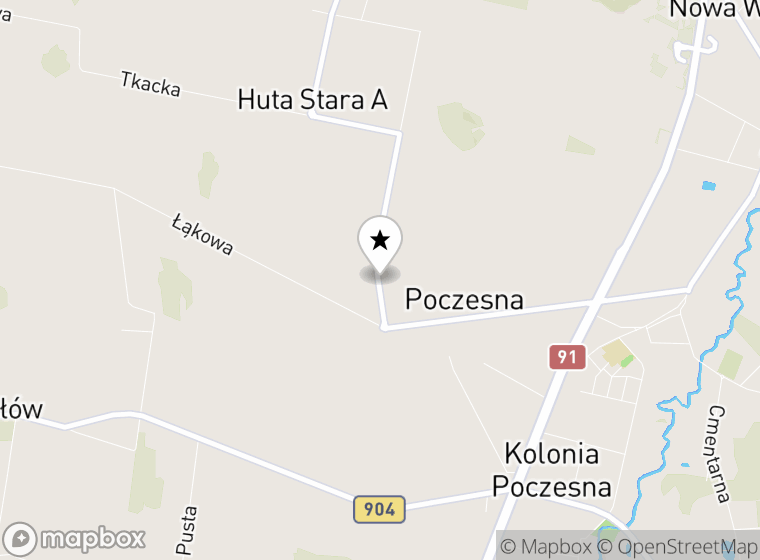 Hulajnogi elektryczne Poczesna mapa