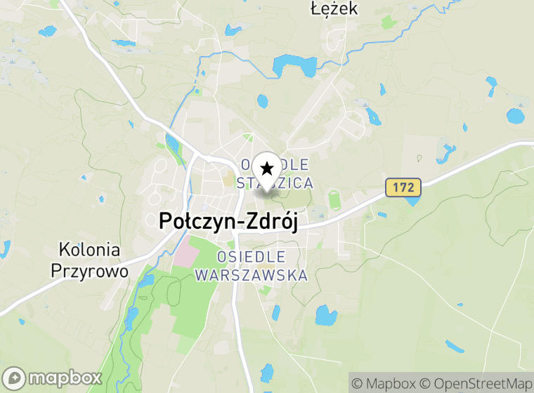 Hulajnogi elektryczne Połczyn-Zdrój mapa