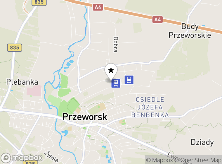 Hulajnogi elektryczne Przeworsk mapa