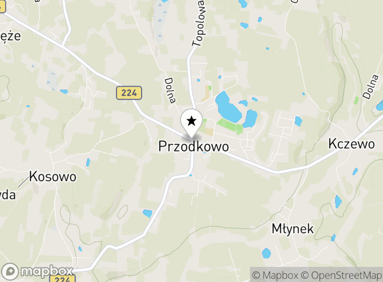 Hulajnogi elektryczne Przodkowo mapa