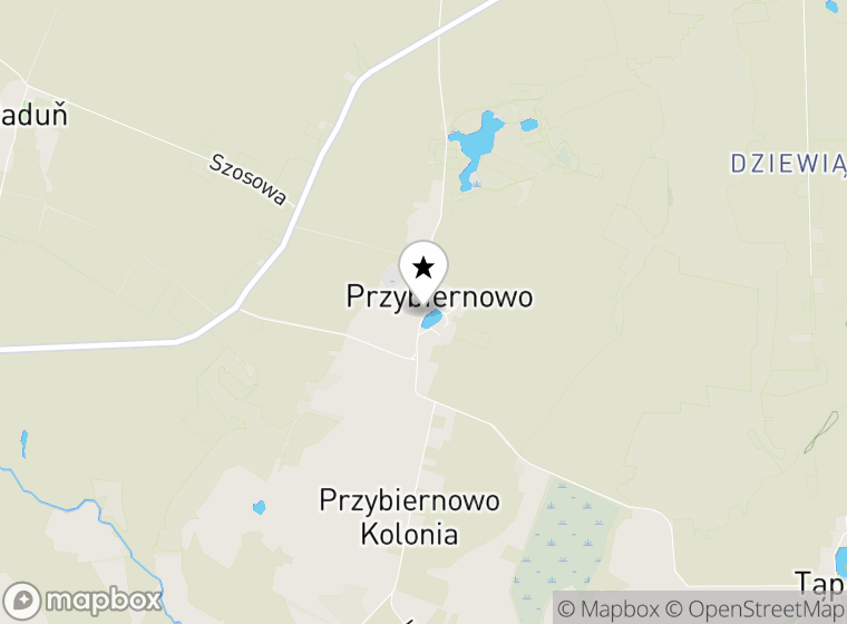 Hulajnogi elektryczne Przybiernów mapa