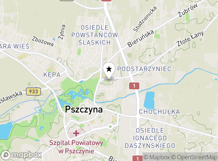 Hulajnogi elektryczne Pszczyna mapa