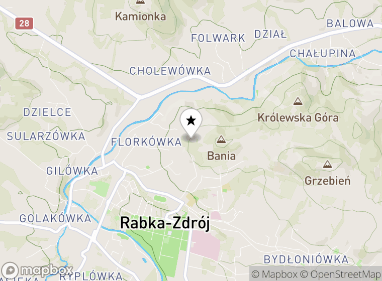 Hulajnogi elektryczne Rabka-Zdrój mapa