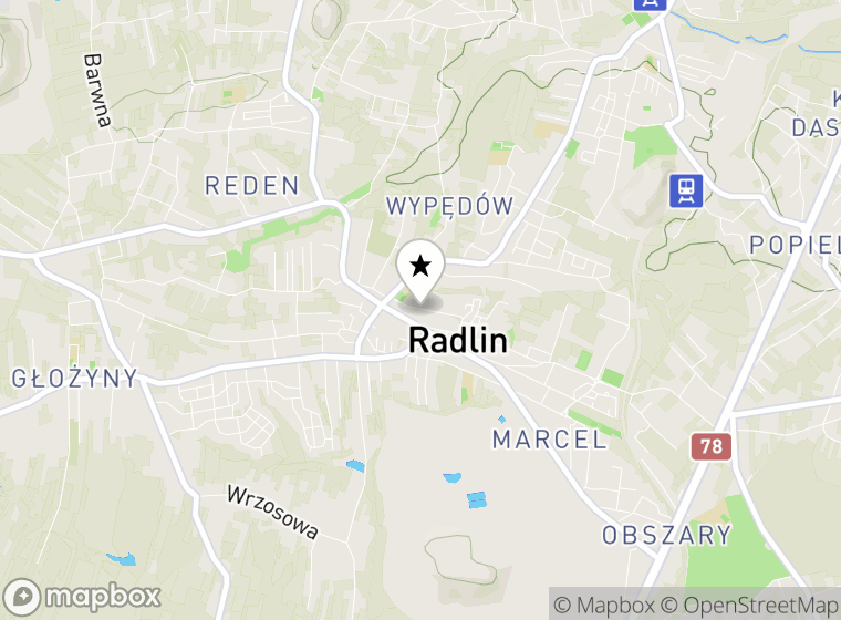 Hulajnogi elektryczne Radlin mapa