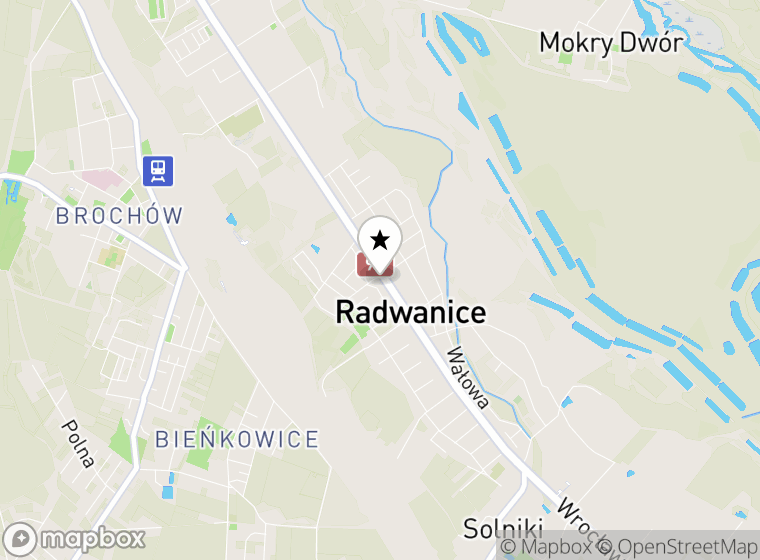 Hulajnogi elektryczne Radwanice mapa