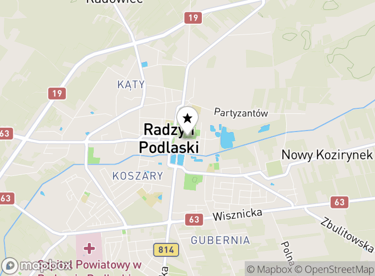 Hulajnogi elektryczne Radzyń mapa