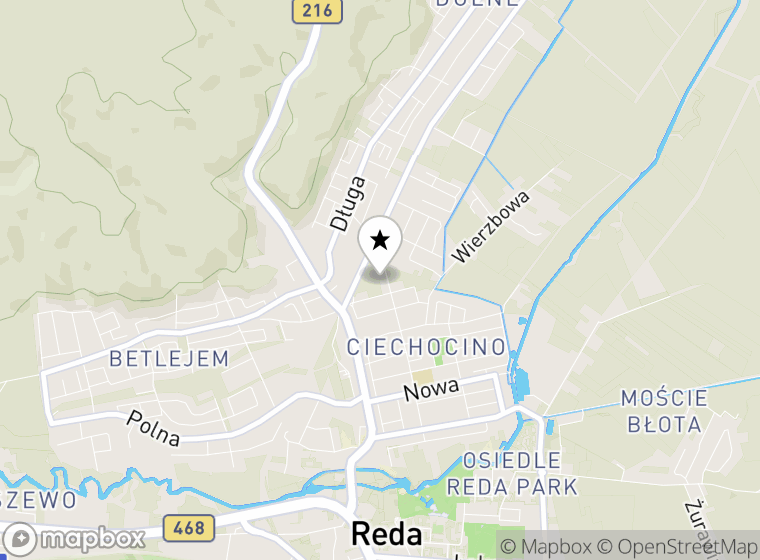 Hulajnogi elektryczne Reda mapa