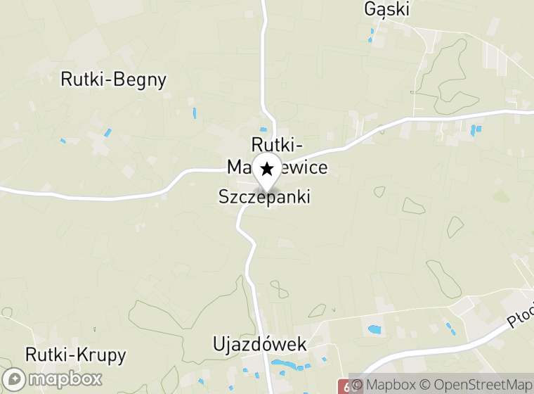 Hulajnogi elektryczne Rutki-Marszewice mapa