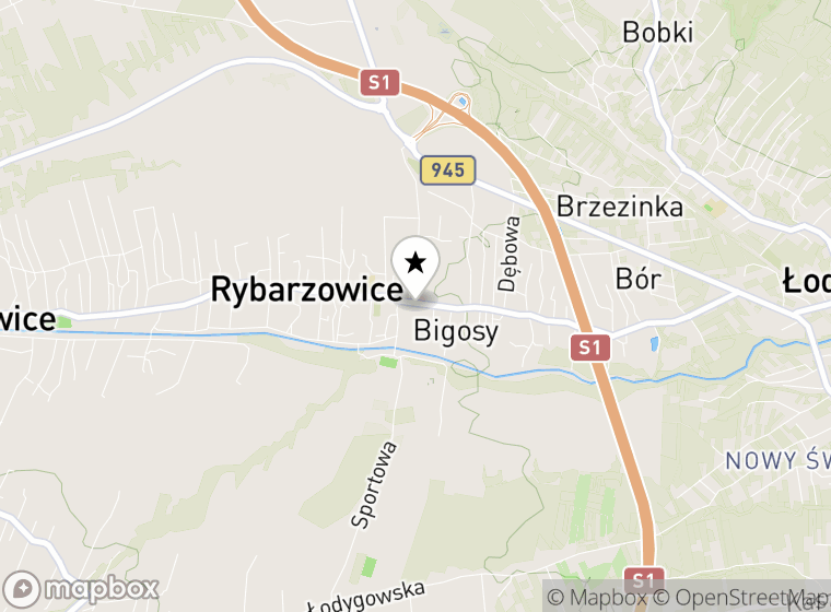 Hulajnogi elektryczne Rybarzowice mapa