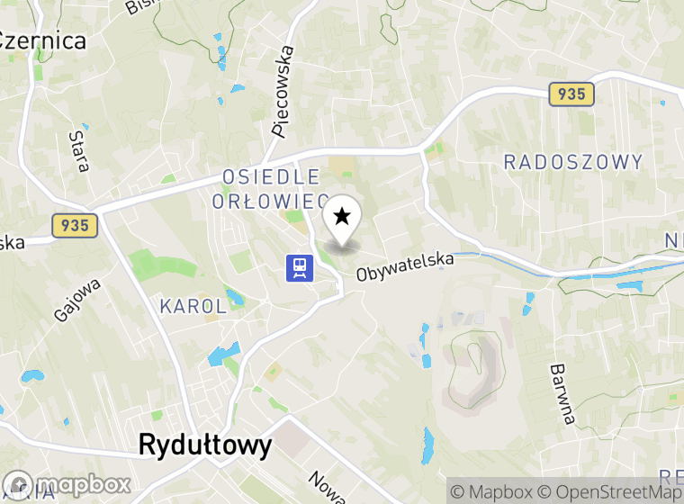 Hulajnogi elektryczne Rydułtowy mapa