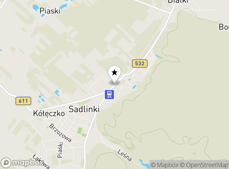 Hulajnogi elektryczne Sadlinki mapa