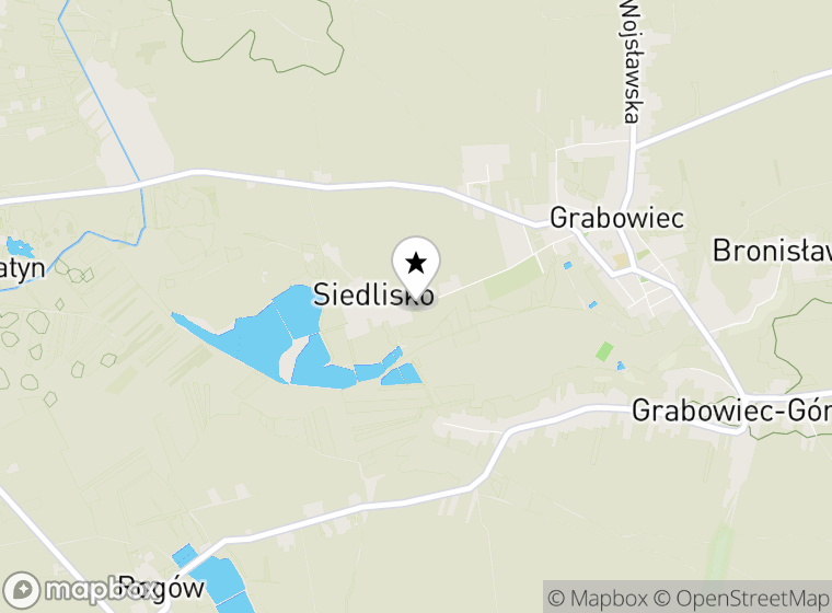 Hulajnogi elektryczne Siedlisko mapa