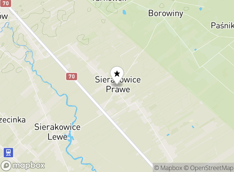 Hulajnogi elektryczne Sierakowice mapa