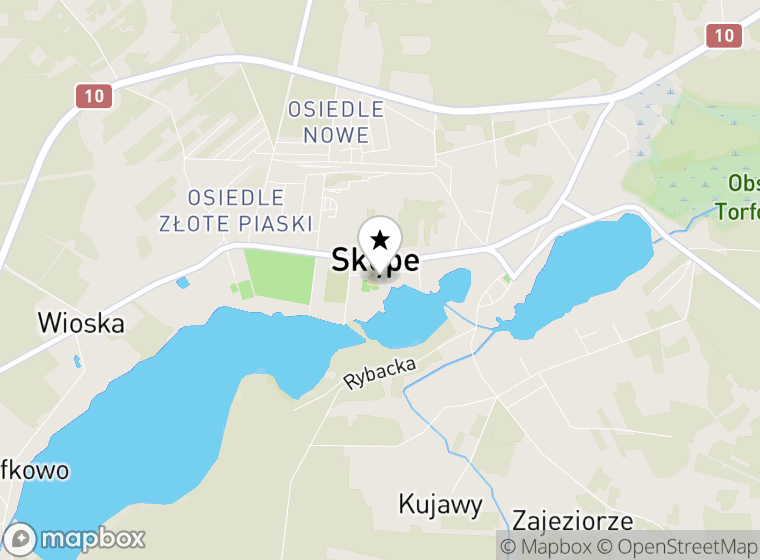 Hulajnogi elektryczne Skępe mapa