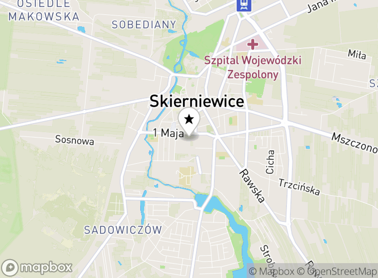 Hulajnogi elektryczne Skierniewice mapa