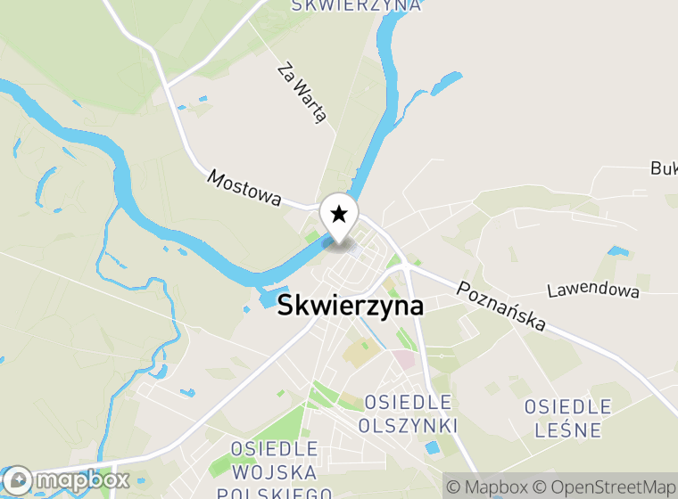 Hulajnogi elektryczne Skwierzyna mapa