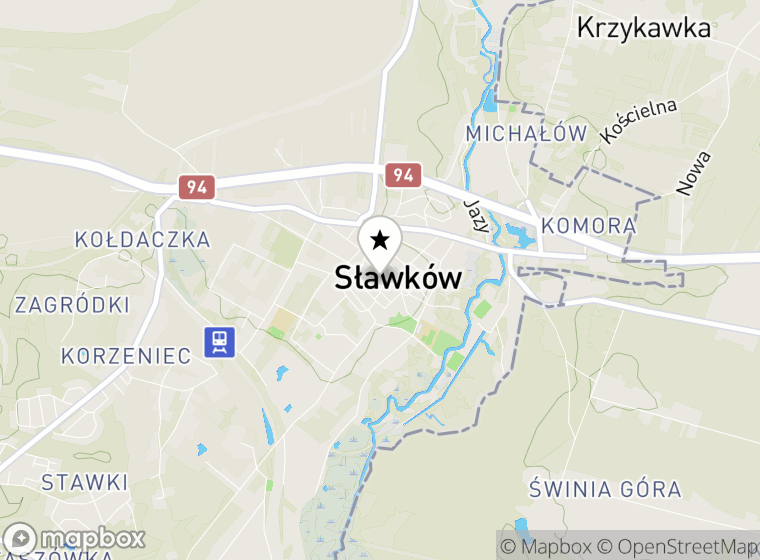 Hulajnogi elektryczne Sławków mapa