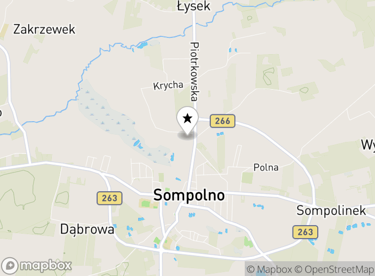 Hulajnogi elektryczne Sompolno mapa