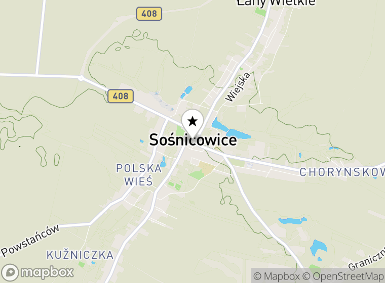 Hulajnogi elektryczne Sośnicowice mapa