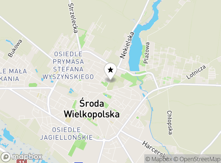 Hulajnogi elektryczne Środa Wielkopolska mapa