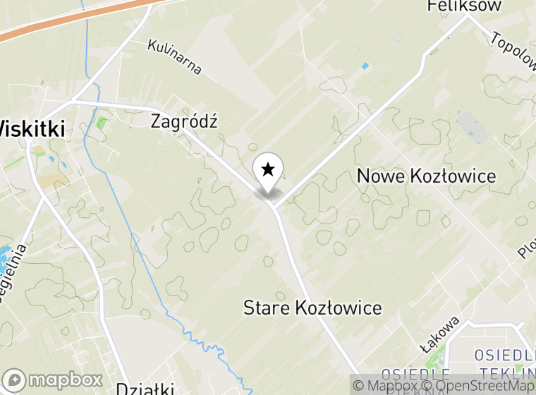 Hulajnogi elektryczne Stare Kozłowice mapa