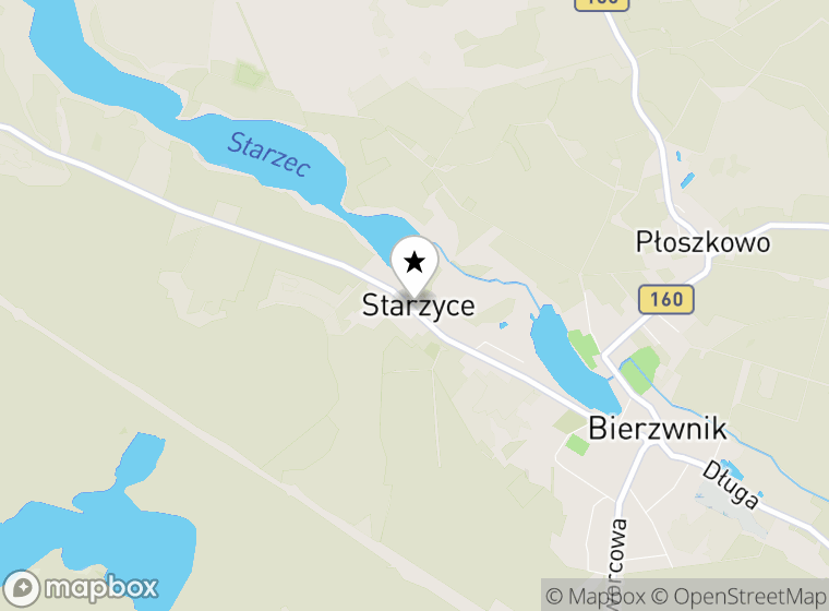 Hulajnogi elektryczne Starzyce mapa