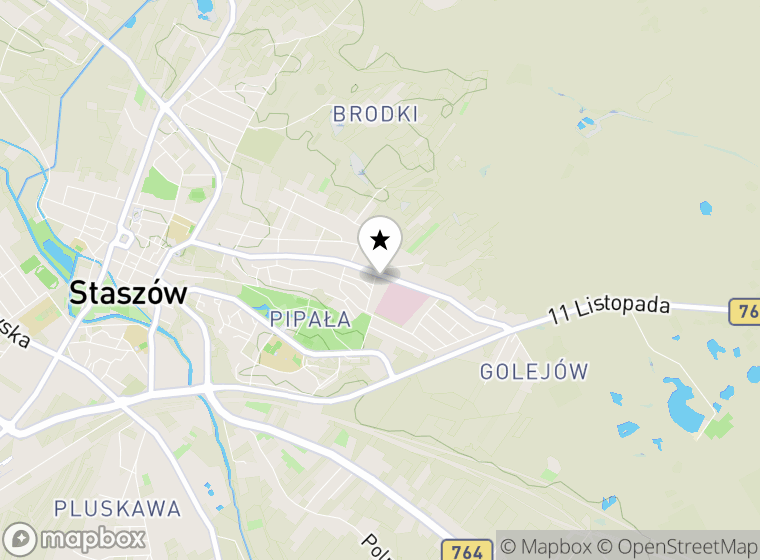 Hulajnogi elektryczne Staszów mapa