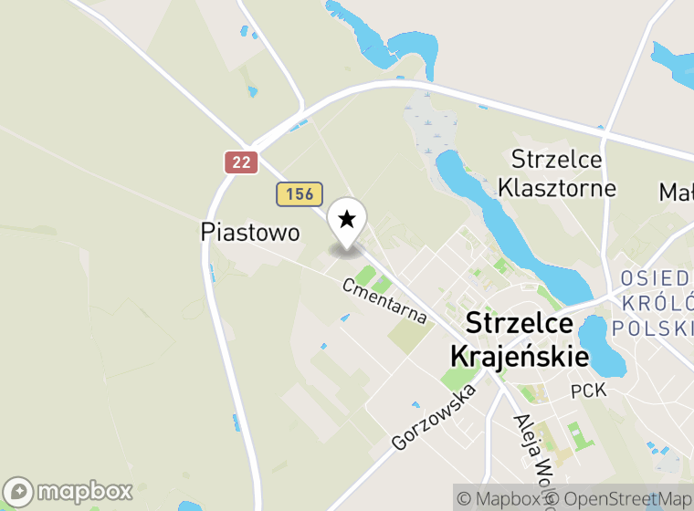 Hulajnogi elektryczne Strzelce Krajeńskie mapa