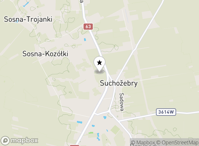 Hulajnogi elektryczne Suchożebry mapa