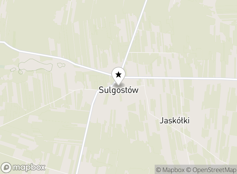 Hulajnogi elektryczne Sulgostów mapa