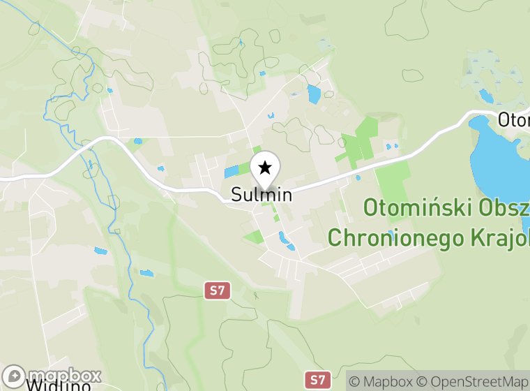 Hulajnogi elektryczne Sulmin mapa