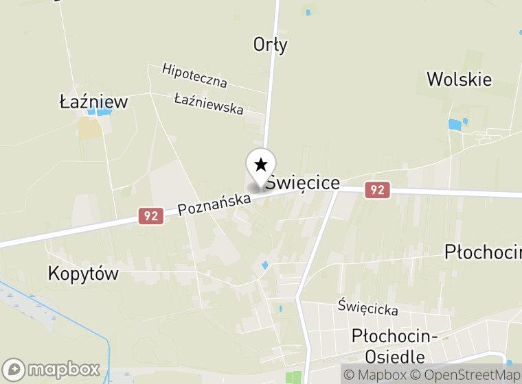 Hulajnogi elektryczne Święcice mapa