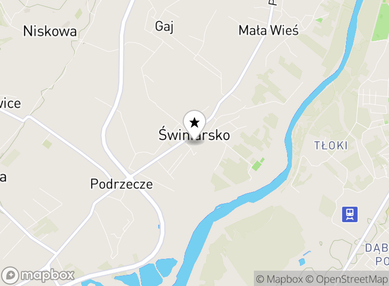 Hulajnogi elektryczne Świniarsko mapa