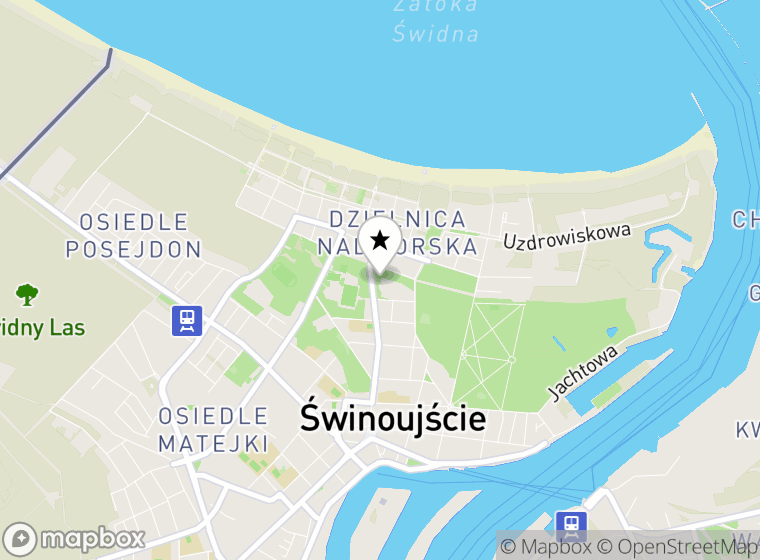 Hulajnogi elektryczne Świnoujście mapa