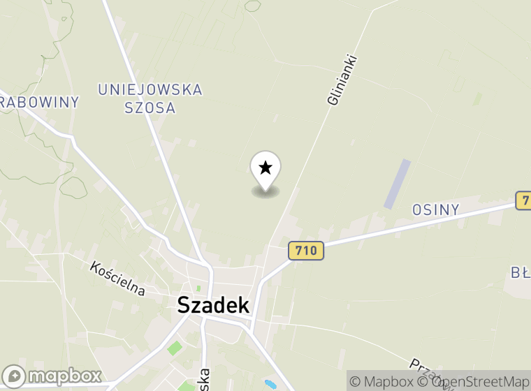 Hulajnogi elektryczne Szadek mapa