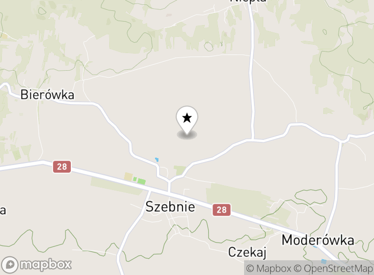 Hulajnogi elektryczne Szebnie mapa