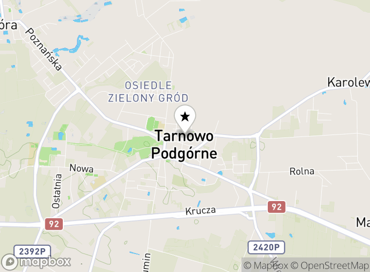 Hulajnogi elektryczne Tarnowo Podgórne mapa