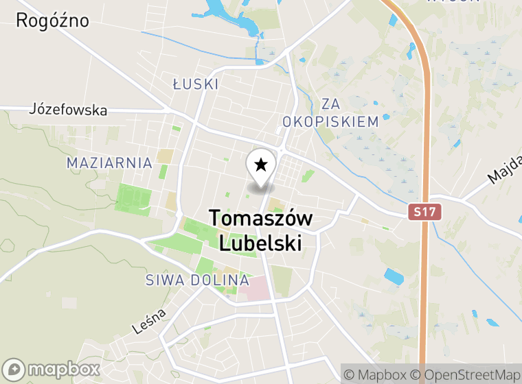 Hulajnogi elektryczne Tomaszów Lubelski mapa