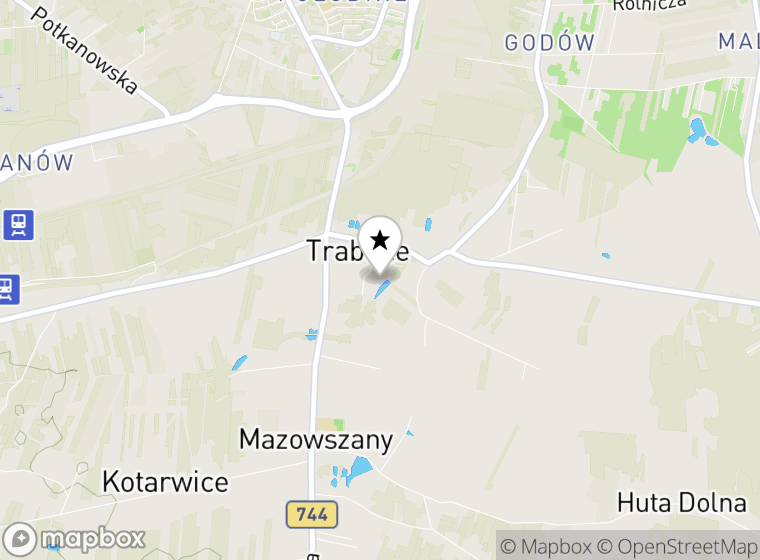 Hulajnogi elektryczne Trablice mapa