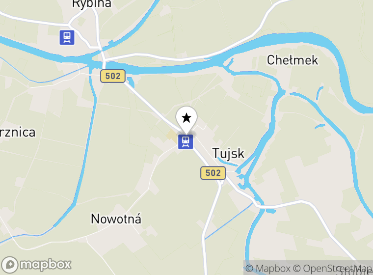 Hulajnogi elektryczne Tujsk mapa