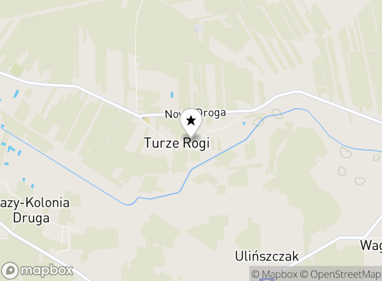 Hulajnogi elektryczne Turze mapa