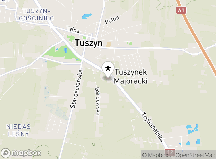 Hulajnogi elektryczne Tuszyn mapa